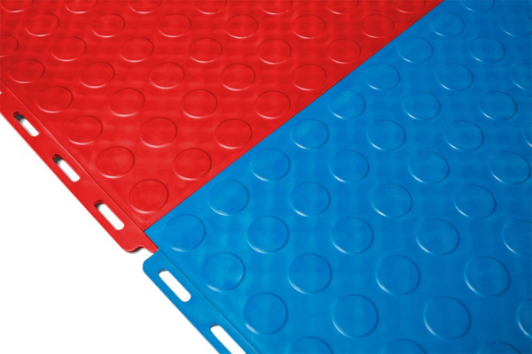 Плитка ПВХ Standart Fix, 6 мм, 500*500, красный