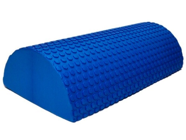 Полувалик для фитнеса и йоги GO DO 30СМ-D, синий – фото