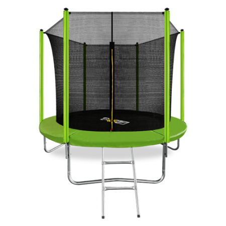 Батут ARLAND 8FT с сеткой и лестницей – фото