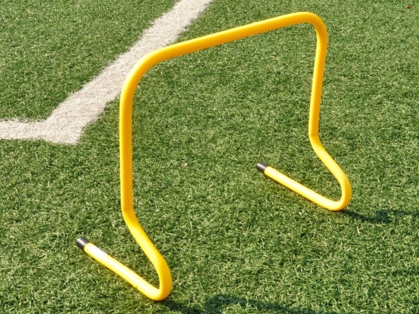 Барьер тренировочный футбольный FT-M40, 45 х 41 см, жёлтый – фото