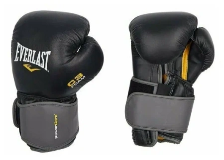 Снарядные перчатки Everlast Weighted, с утяжелителями, чёрный – фото