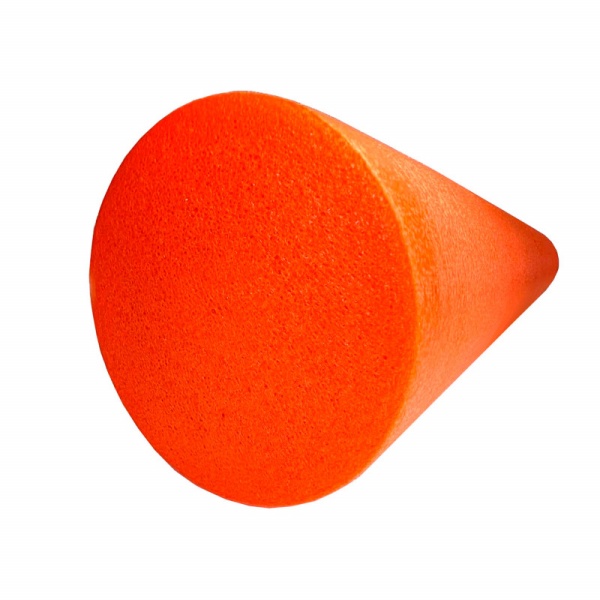 Валик-ролл для пилатеса, цилиндрический 90*15 см, оранжевый – фото