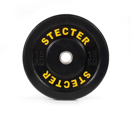 Диск каучуковый STECTER, 15 кг – фото
