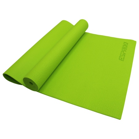 Коврик для йоги и фитнеса ESPADO ES2122, 5 мм, ПВХ, зелёный – фото
