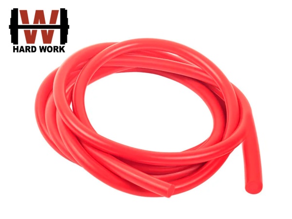 Спортивный жгут HARD WORK, 3 метра, 14 мм, красный – фото