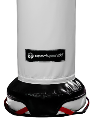 Напольный боксерский мешок SportPanda, ПВХ, 200 см, диаметр 45 см, 81 кг, белый