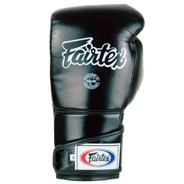 Боксерские перчатки Fairtex BGV6 Angular Sparring Gloves, тренировочные, чёрный – фото