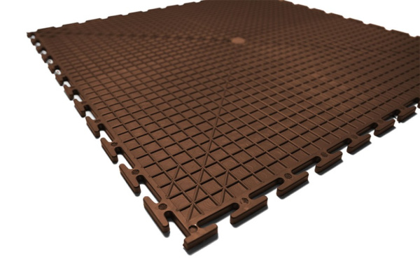 Плитка ПВХ Standart Prom, 5 мм, 500*500, коричневый