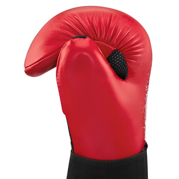 Перчатки для кикбоксинга Green Hill 7-contact, для тренировок и соревнований, красный – фото