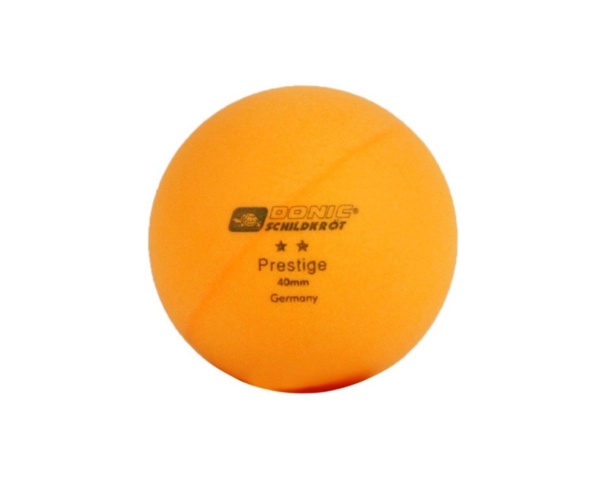 Мячики для настольного тенниса DONIC PRESTIGE 2, 6 шт, оранжевый – фото