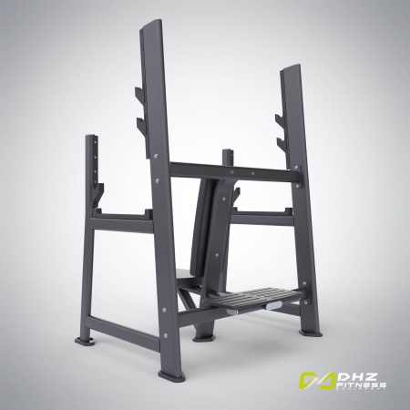 Скамья для вертикального жима штанги (Olympic Seated Bench) E-7051 – фото