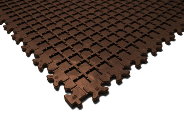 Плитка ПВХ Standart Diamond, 7 мм, 500*500, коричневый