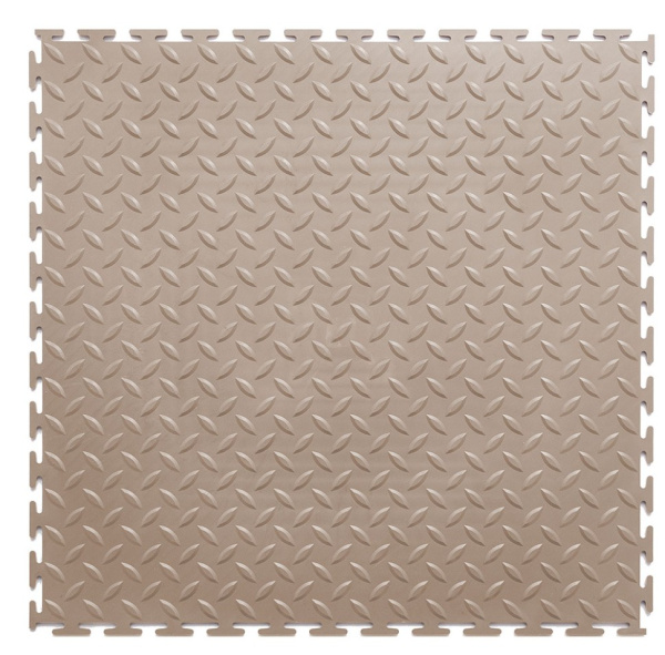 Плитка ПВХ Standart Grain, 4 мм, 500*500, бежевый