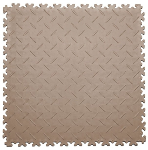 Плитка ПВХ Standart Diamond, 7 мм, 500*500, бежевый