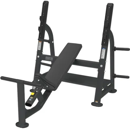 Скамья для жима наклонная BRONZE GYM BR-1014, профессиональная – фото