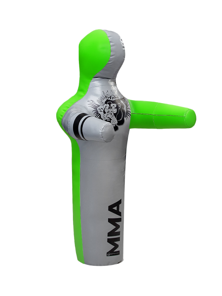 Манекен для борьбы SportPanda 120 см, 12-25 кг, одноногий, свело-зеленый