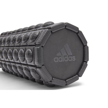 Валик для йоги и фитнеса Adidas ADAC-11505BK, 33x12.5 см, массажный, чёрный – фото