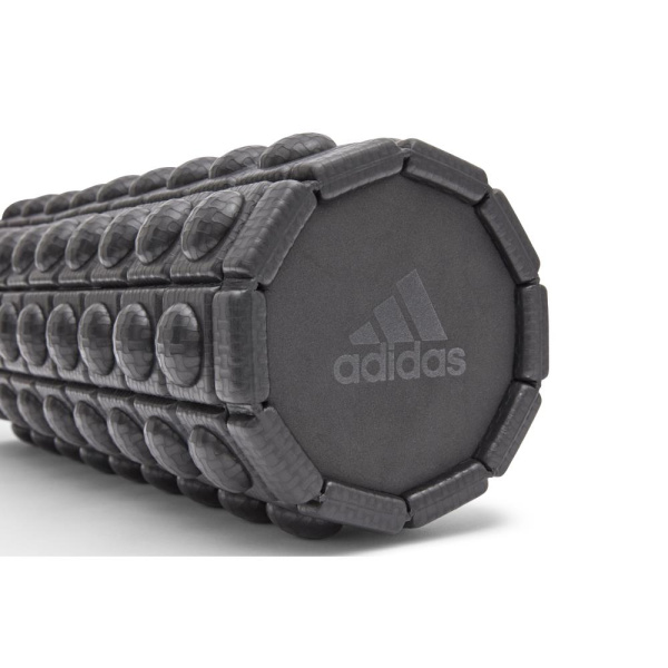 Валик для йоги и фитнеса Adidas ADAC-11505BK, 33x12.5 см, массажный, чёрный – фото
