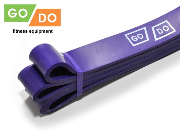 Эспандер лента-кольцо GO DO, 100 x 2.9 см, толщина 0.45 см, фиолетовый – фото