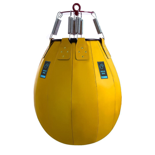 Водоналивная боксерская груша «AQUA BALL», ПВХ, 65 см, диаметр 50 см, желтый – фото