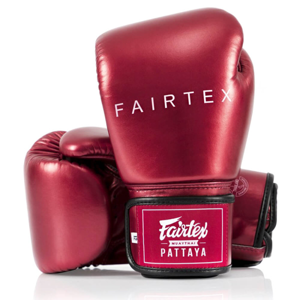 Боксерские перчатки Fairtex BGV22 Gloves 2020, профессиональные, красный – фото