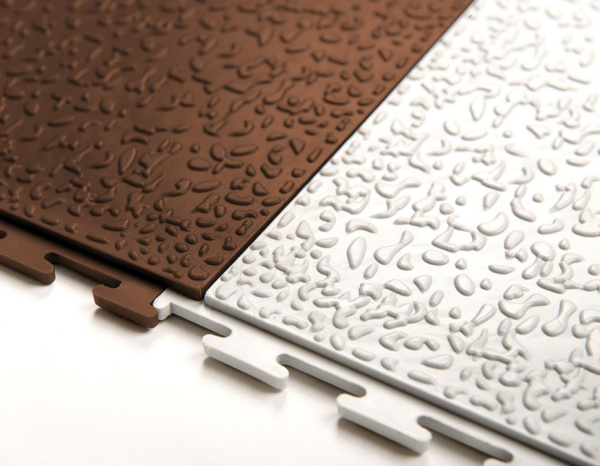 Плитка ПВХ Standart Text, 6 мм, 500*500, коричневый