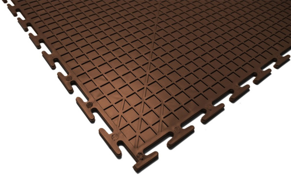 Плитка ПВХ Standart Modern, 500*500, коричневый – фото