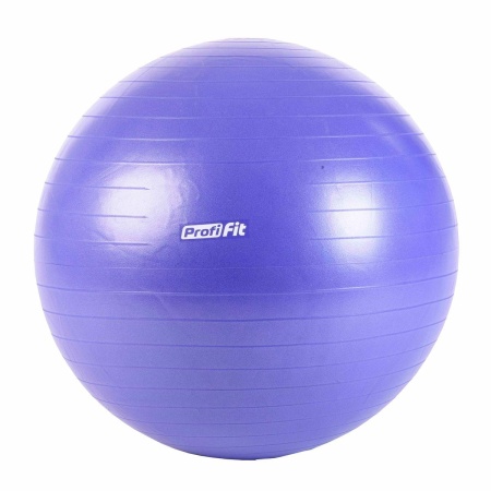 Гимнастический мяч / фитбол, 85 см, «антивзрыв», фиолетовый – фото