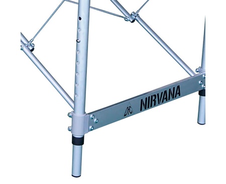 Массажный стол DFC NIRVANA Elegant LUXE, 2 секции, складной, светло-голубой – фото