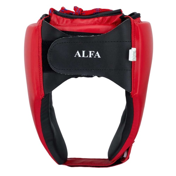 Шлем боксерский Green Hill ALFA HGA-4014, для детей и подростков, для соревнований, красный – фото