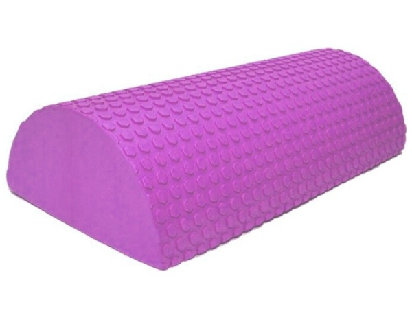 Полувалик для фитнеса и йоги GO DO 30СМ-D, фиолетовый – фото