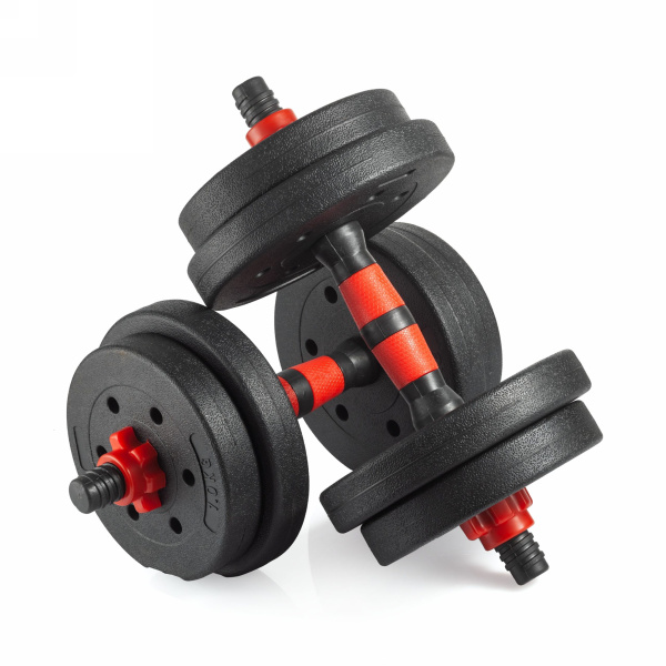 Гантели разборные с грифом, 10 кг. (2 шт. х 5 кг.) VictoryFit VF-DС100 – фото