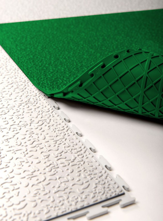 Плитка ПВХ Standart Text, 7 мм, 500*500, зелёный