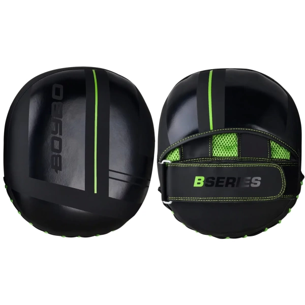 Лапы боксерские BoyBo B-Series BPRT300, чёрно-зелёный – фото