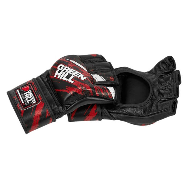 Перчатки для MMA Green Hill MMA-10352, тренировочные, чёрно-красный – фото