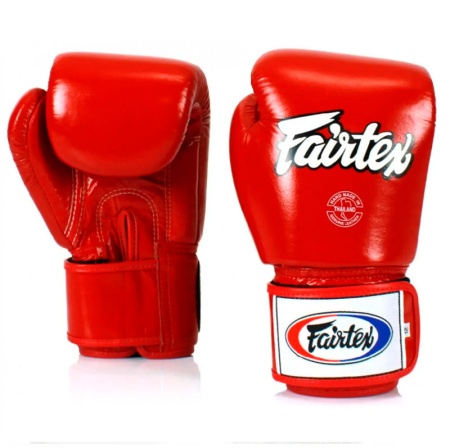 Боксерские перчатки Fairtex BGV1, тренировочные, красный – фото