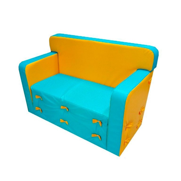 Мягкий детский диван «Бантик» – фото