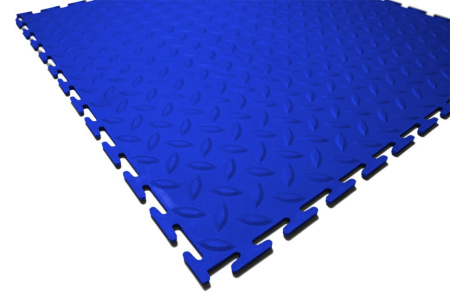 Плитка ПВХ Standart Grain, 9 мм, 500*500, синий