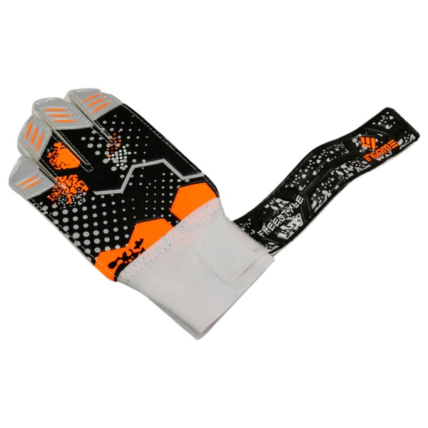 Перчатки вратарские Ingame Freestyle IF-702, чёрно-оранжевые – фото
