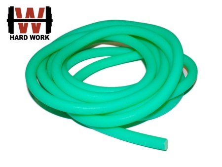 Спортивный жгут HARD WORK, 5 метров, 8 мм, зелёный – фото