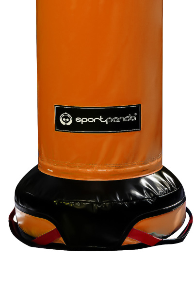 Напольный боксерский мешок SportPanda, ПВХ, 200 см, диаметр 40 см, 64 кг, оранжевый