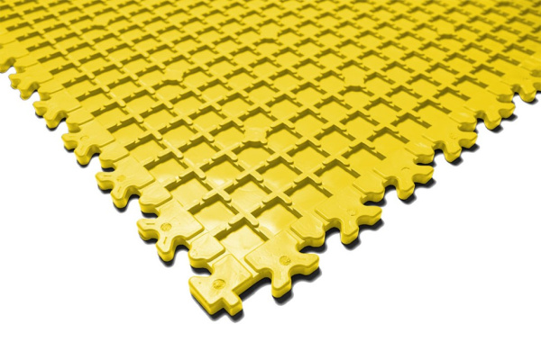 Плитка ПВХ Standart Diamond, 7 мм, 500*500, жёлтый