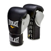 Боксерские перчатки Everlast Powerlock, боевые, чёрный – фото