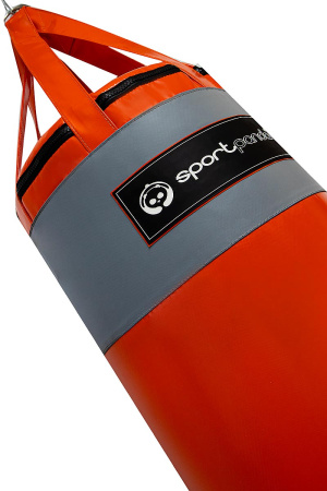 Боксерский мешок SportPanda 100 см, диаметр 40 см, вес 30 кг, оранжевый