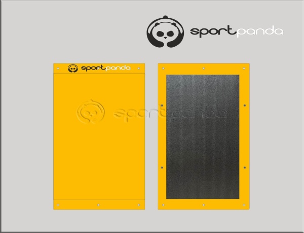 Стеновой протектор SportPanda, на люверсах, 30 мм, жёлтый