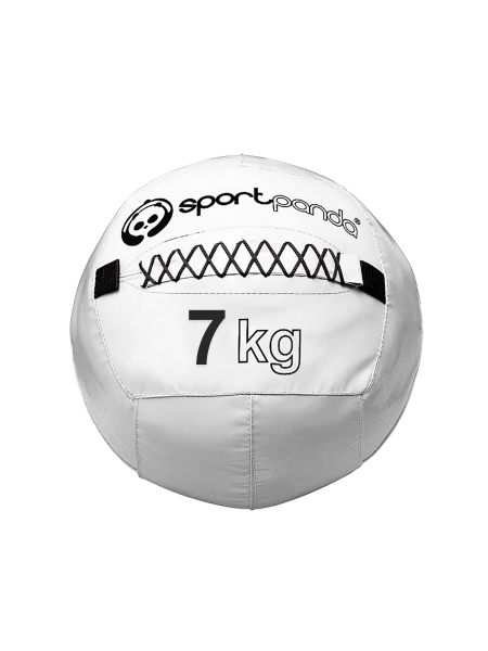 Медбол / медицинбол SportPanda, 7 кг, белый