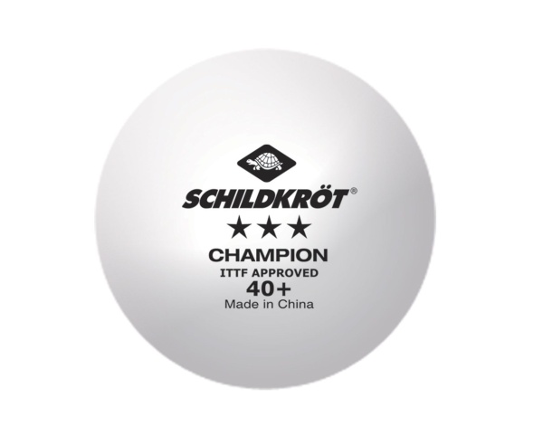 Мячики для настольного тенниса DONIC Champion 3*, 120 шт, белый – фото