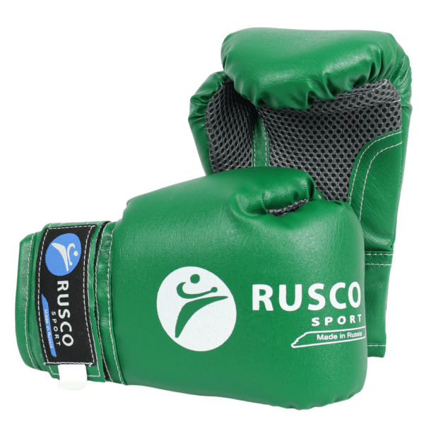 Боксерские перчатки Rusco Sport, тренировочные, зелёный – фото
