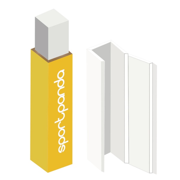 Защита колонн (стеновой протектор) SportPanda, жёлтый