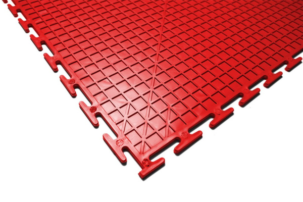 Плитка ПВХ Standart Modern, 500*500, красный – фото